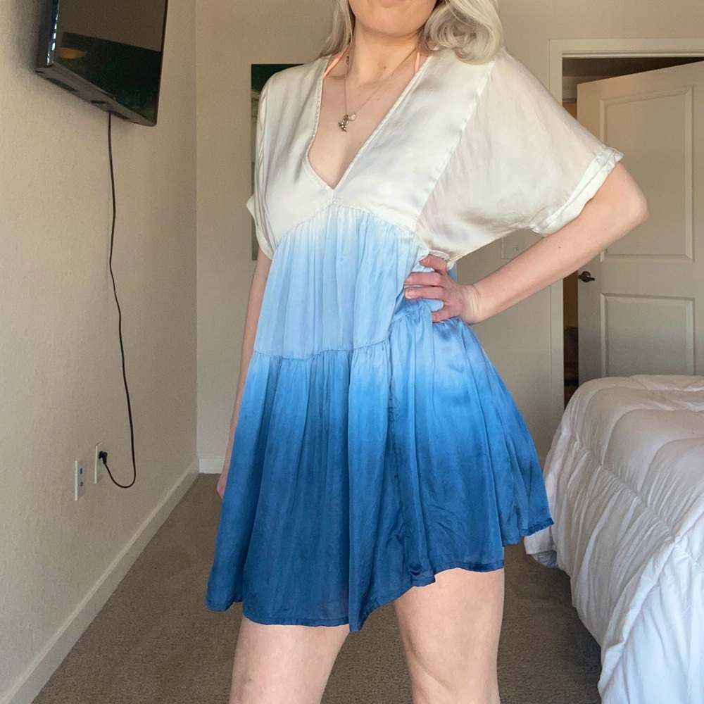 Free people blue ombré dress